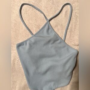 Blue tank top
